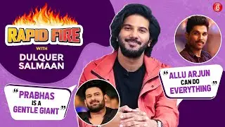 Dulquer Salmaan's Rapid Fire on love for SRK, Prabhas, Allu Arjun, Samantha, Rashmika & Ranbir-Alia