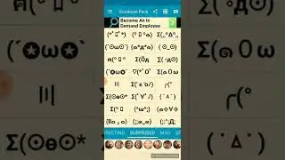 How to get cute kaomoji pack for free!!