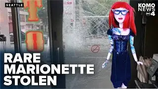 Rare marionette of Seattle tattoo artist stolen in Pike Place Market break-in