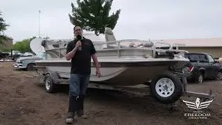 S 19ft  Hurricane Deck Boat & Trailer