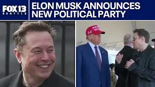 Elon Musk announces new political party: 'The America Party'