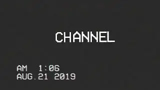 VHS Vintage Youtube Intro Template