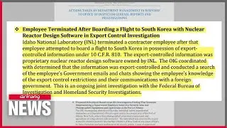 S. Korea says inclusion on U.S. 'sensitive country' list is due to security issues,...