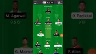BLR vs PBKS Dream11 Team | RCB vs KXIP Dream11 IPL T20 | RCB vs PBKS Dream11 Today Match Prediction