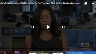 Philadelphia Reporting 355 homicides so far this year after violent weekend across the City