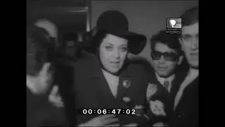 Chegada de Simone de Oliveira à Estação de Santa Apolónia, 1969