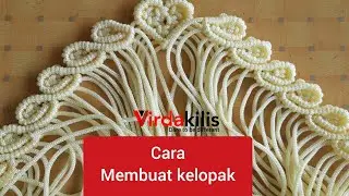 Part 3. TUTORIAL Membuat Kelopak variasi dari tali kur. MACRAME UNTUK PEMULA