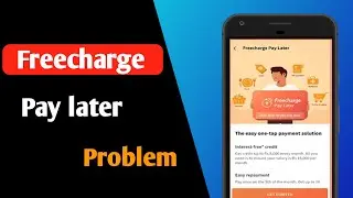Freecharge pay later not eligible problem