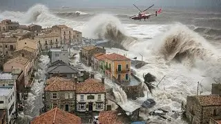 Italy Hit by Massive Waves! Cyclone Harry Triggers Storm Surge and Flooding in Sicily