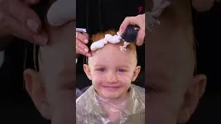 The Shocking Rockstar Hair Transformation of a Young Boy #shorts