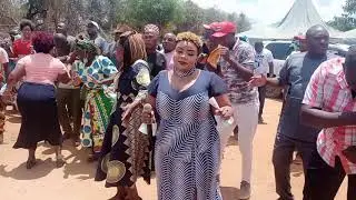 Groom's entry at a dowry payment ceremony in Kitui