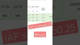 iaf result