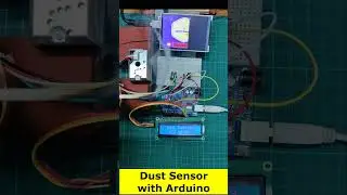 Dust Sensor with Arduino #arduino #diy #environment #youtubeshorts  #shorts