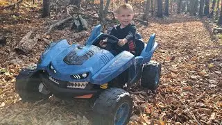 ANPABO 24v Shark Themed UTV Dune Racer   #rideoncars #anpabo