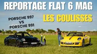 Porsche 997 GTS vs 991 Carrera 4S : les coulisses de Flat 6 Magazine