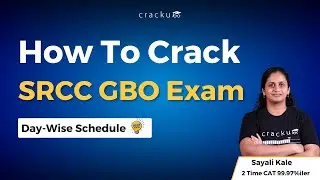 SRCC-GBO Exam Preparation Study-Plan By Sayali ma'am | Exam Pattern, Syllabus, Selection Process