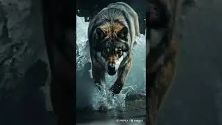 The Wolf #ai #wildlife #animals #kontenai #wolf #video #shortvideo #shorts #epicsoundtrack #music