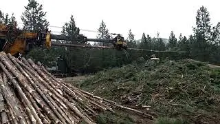 John Deere Delimber in short fluffy pine