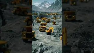 Tiny Titans: Miniature Mining & Construction Site in Action! 🚧