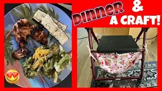 Under my Walker Storage Carrier - Easy and Fast to make! #storage #walker #mobilestorage #cute