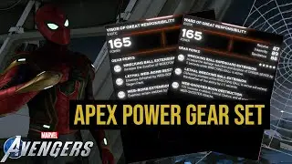 Marvel's Avengers - Gear Guide: Spiderman - Apex Power (Great Responsibility) Gear Set