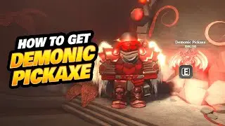 Как получить Демоническую кирку в игре The Forge в Roblox