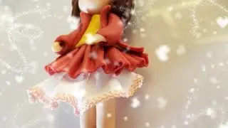 ❤ Vestito in stoffa e Fimo + SORPRESA!! PolymerClay tutorial