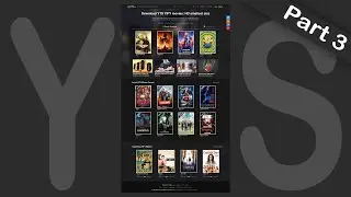 How To Make A YTS Website Design Using | HTML & CSS | PART 3