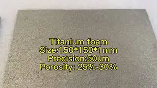 Titanium Fiber Felt VS Titanium Foam