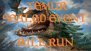 MTG ARENA GAMEPLAY - RAVNICA ALLEGIANCE SEALED EVENT | TEMUR RAVAGER WURM SMASH! (5-3)