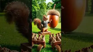 The Acorn Economy: Squirrel CEO Gives High-Stakes Motivational Talk 🐿️💰