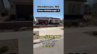 Las Vegas New Build 🚧🏡 Beazer Homes Vision | New Construction Home Walkthrough