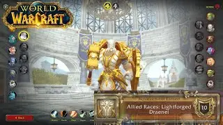 Trying Retail Fury Warrior: Unlocking Lightforged Draenei in WoW Retail