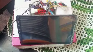 Mahindra Bolero display music system fitting HD Android and bass tube installation