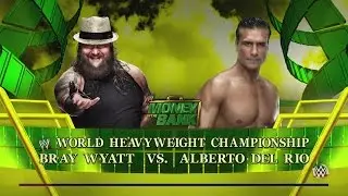 WWE 2K15 Universe Mode - El Patron Alberto vs. Bray Wyatt MITB Cash-In WWE World Title Match