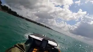 Spring Season kayak fishing in New Zealand using viking profish 400 kayak with bixpy electric motor.