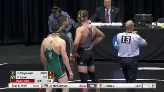 197lbs: Thomas Lane (Cal Poly) dec Rocco Caywood (Army)