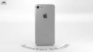 Apple iPhone 7 Silver 3D model by 3DModels.org