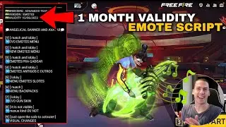 Free Fire Emotes Script 0B39 Latest Update Script For Yourself 🇮🇳