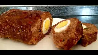 Viv's Kitchen: Egg Stuffed Meatloaf
