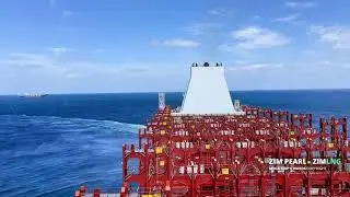 Zim Pearl | container vessel capacity 7000 TEU sea trial