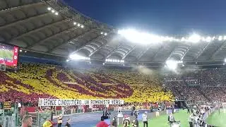 Roma/Milan 2024/25 Coreografia e cori per Claudio Ranieri