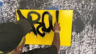 EARSNOT IRAK using the Krink x MTN Colors K-750 Spray Paint
