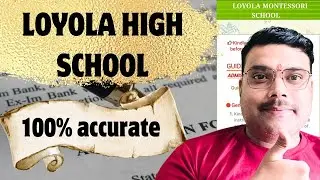 HOW TO FILL THE FORM WITH 100% ACCURACY,LOYOLA HIGH SCHOOL 2024 PATNA