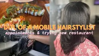 Day In The Life of a Mobile Hairstylist | VLOG