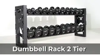 Dumbbell Rack 2-Tier (Storage for Round Dumbbells)