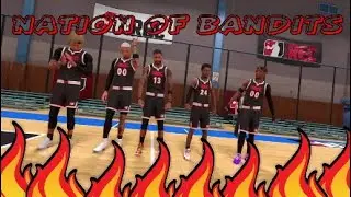 2k22 NATION OF BANDITS basketball (Highlights) too easy!!!