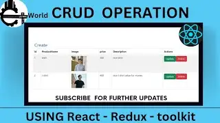 How to ? create a | crud operation | using | react-redux-toolkit