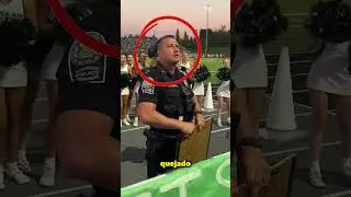 El Polic&iacute;a Sorprendi&oacute; A Todos En El Partido De F&uacute;tbol 😱