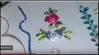 Ponto aranha pra  Rosa #333 - hand embroidery 🖤